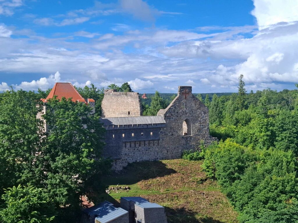 Ruiny zamku w Siguldzie